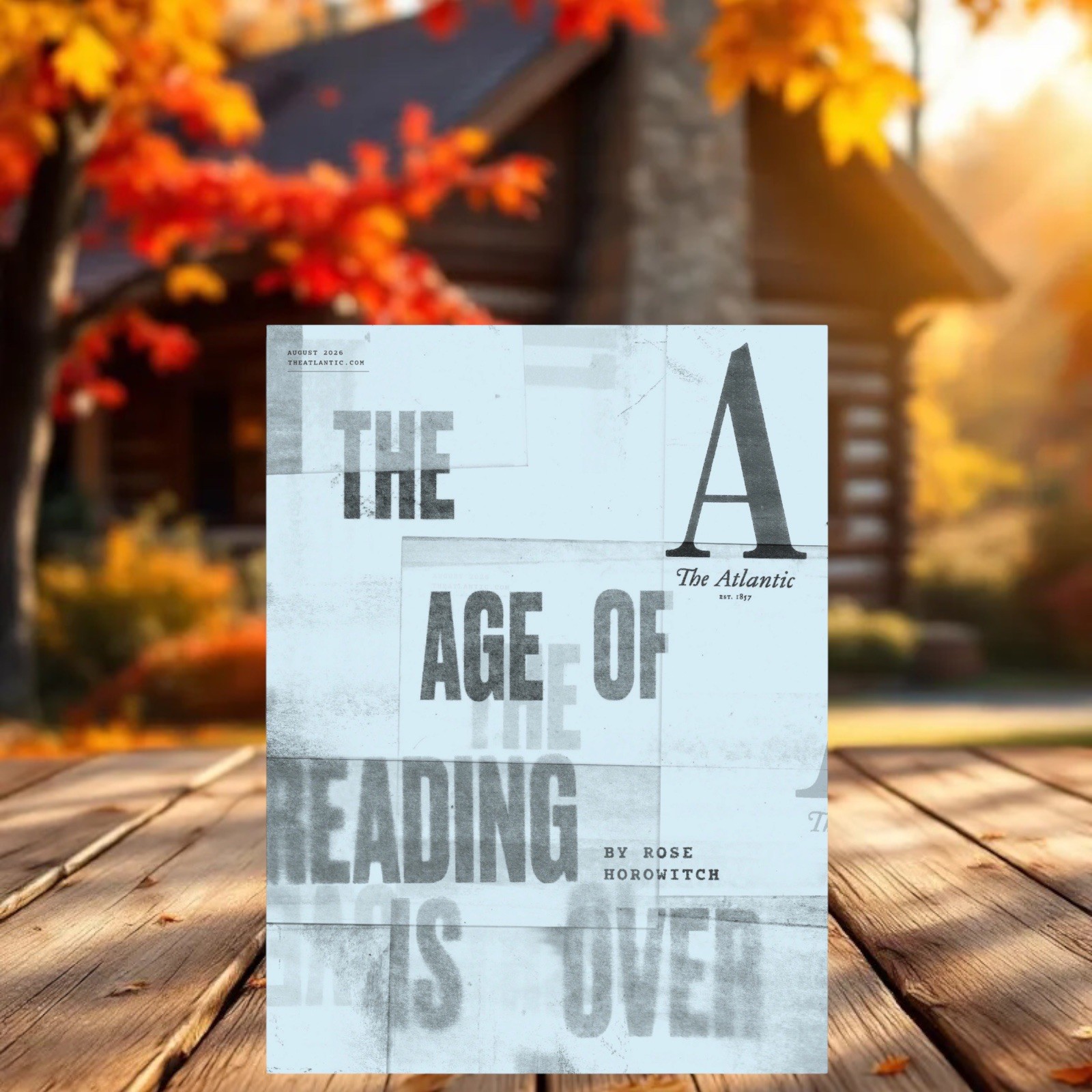 NEW The Atlantic Magazine August 2026 - The Age of Reading is Over UNREAD NEW The Atlantic Magazine August 2026 - The Age of Reading is Over UNREAD
