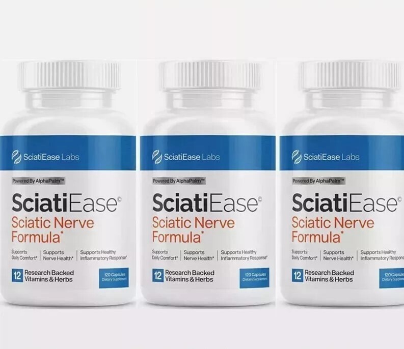 1-3 Bottle SciatiEase Labs Sciati Ease Sciatic Nerve Formula 120 Capsules 1-3 Bottle SciatiEase Labs Sciati Ease Sciatic Nerve Formula 120 Capsules
