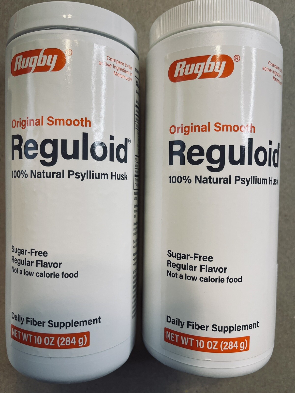 NEW RUGBY REGULOID LAXATIVE POWDER SUGAR FREE REGULAR FLAVOR 10oz (2 PACK INCL) NEW RUGBY REGULOID LAXATIVE POWDER SUGAR FREE REGULAR FLAVOR 10oz (2 PACK INCL)