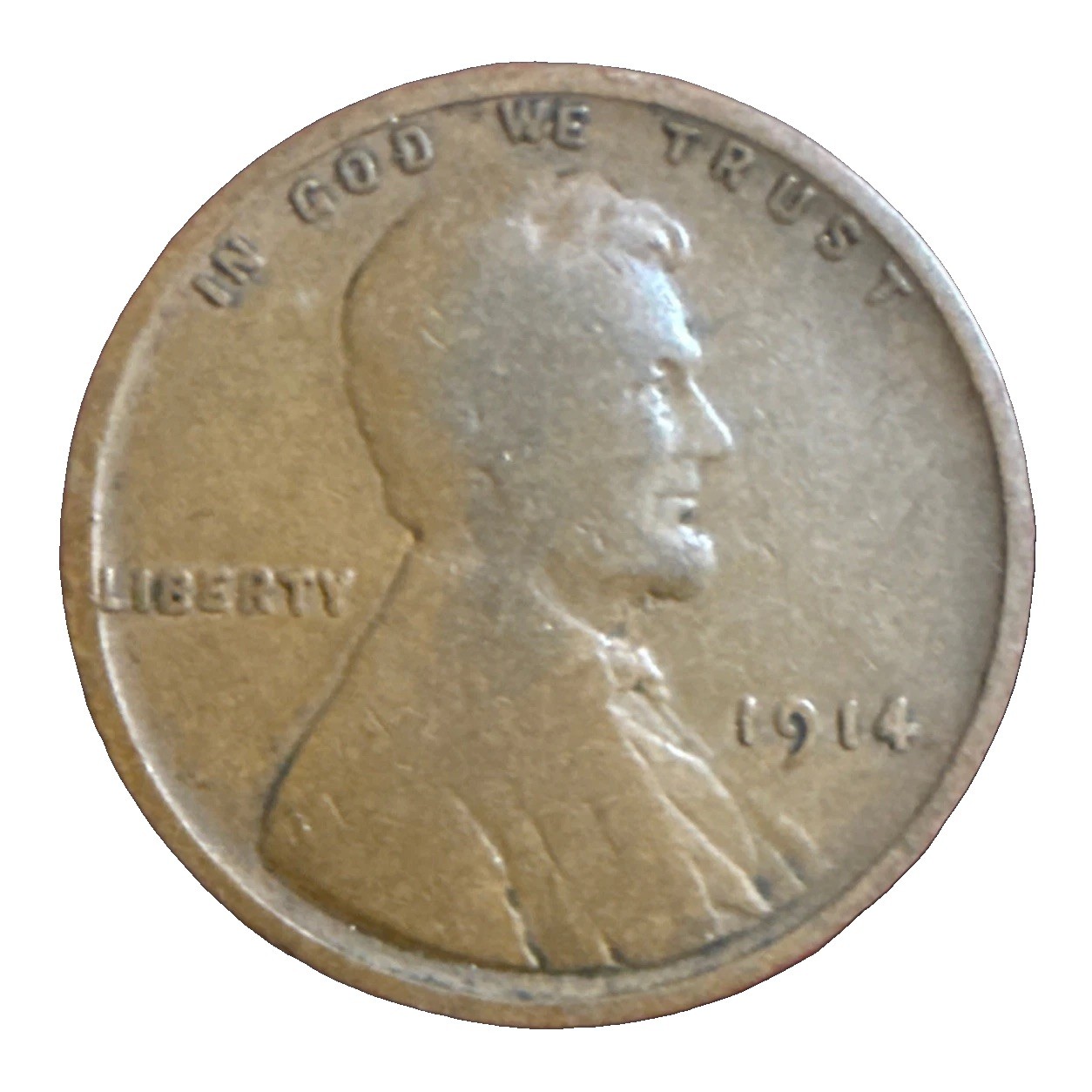 1914-P Lincoln Wheat Cent Nicely Circulated “Best Value On eBay “ FAST S&H