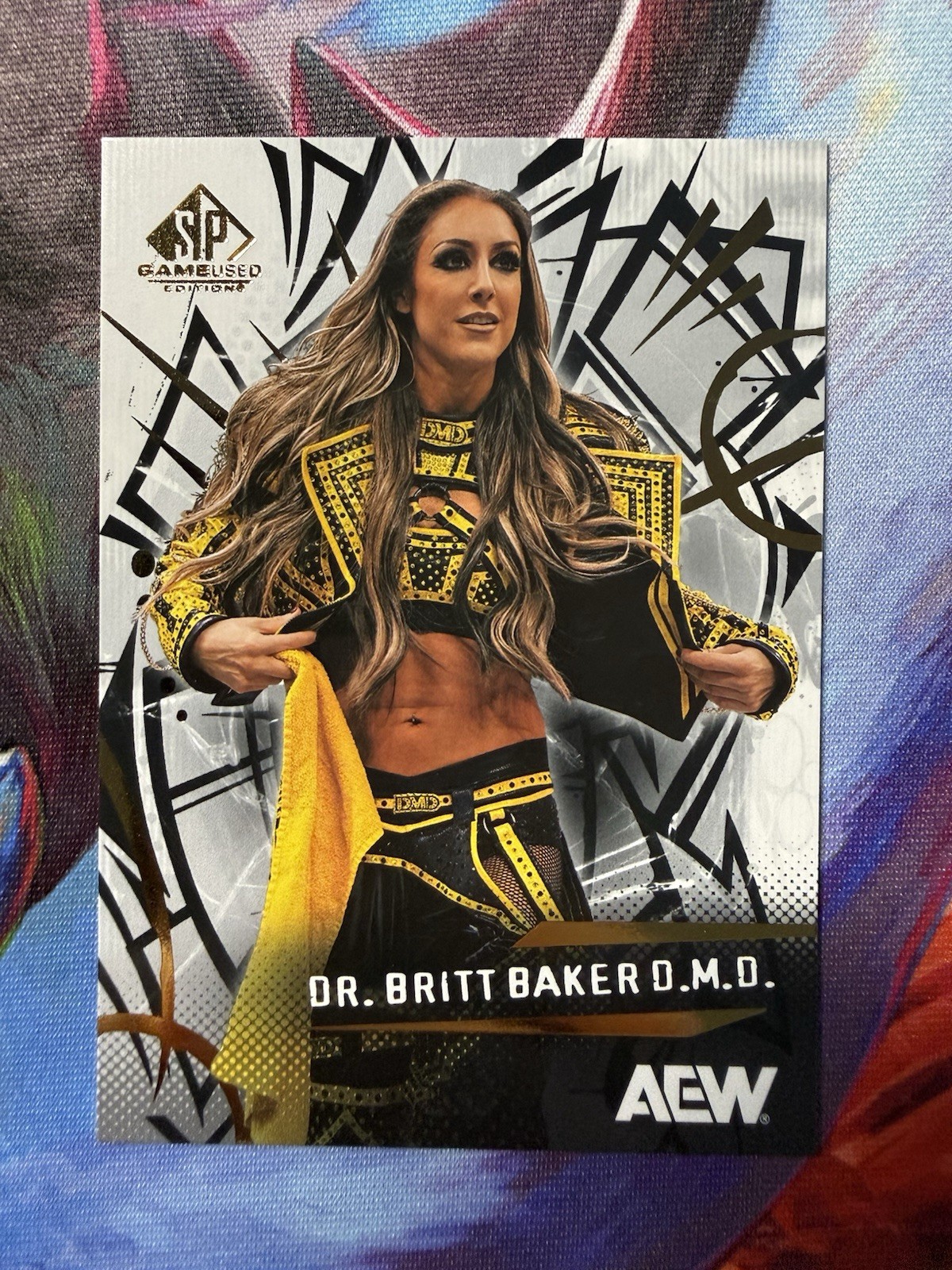 2025 Upper Deck SP Game Used AEW All Elite Dr Britt Baker D.M.D. #16 Base Card 2025 Upper Deck SP Game Used AEW All Elite Dr Britt Baker D.M.D. #16 Base Card