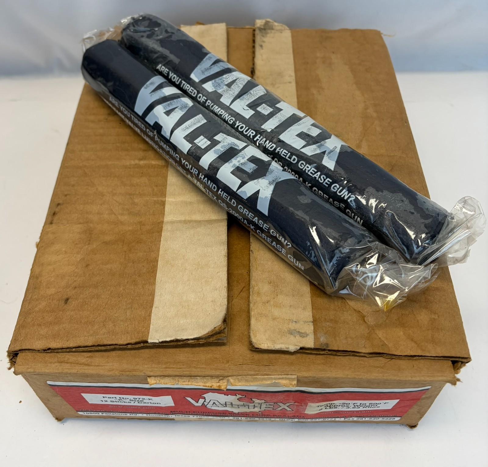 VAL-TEX 972-K Multi-Purpose Valve Lube Sealant K Size - 2 Sticks NOS
