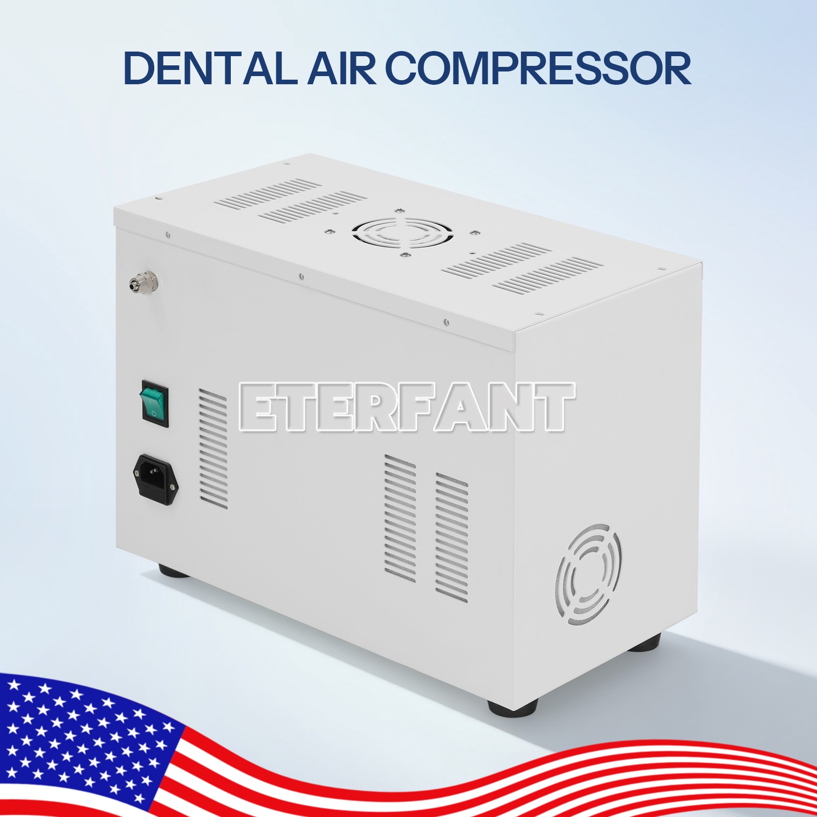 Dental Air Compressor Oil-Free Silent Systems for 110V Mobile Delivery Unit New
