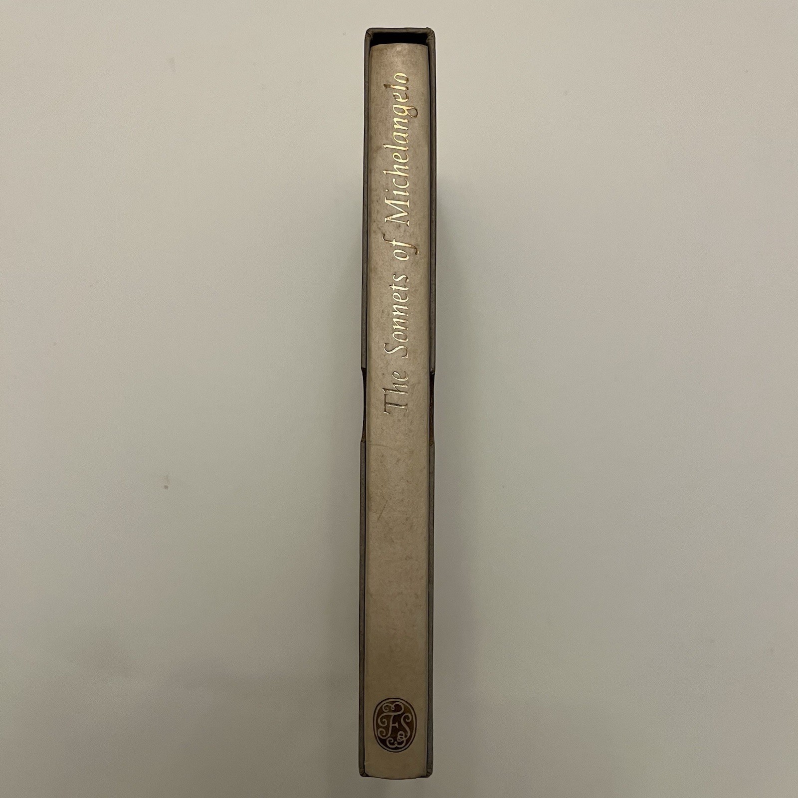 Folio Society Vintage (1961) - The Sonnets of Michelangelo W/slipcase VG Folio Society Vintage (1961) - The Sonnets of Michelangelo W/slipcase VG