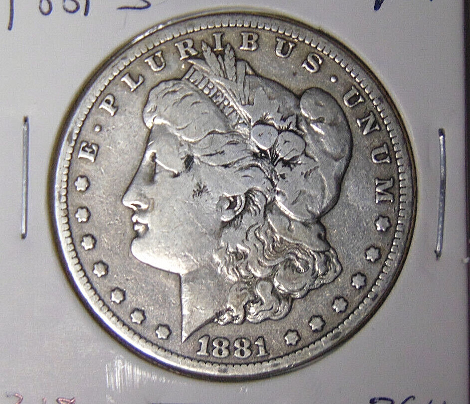 1881-S Morgan Silver Dollar VG+ Cleaned San Francisco Mint (91224) 1881-S Morgan Silver Dollar VG+ Cleaned San Francisco Mint (91224)
