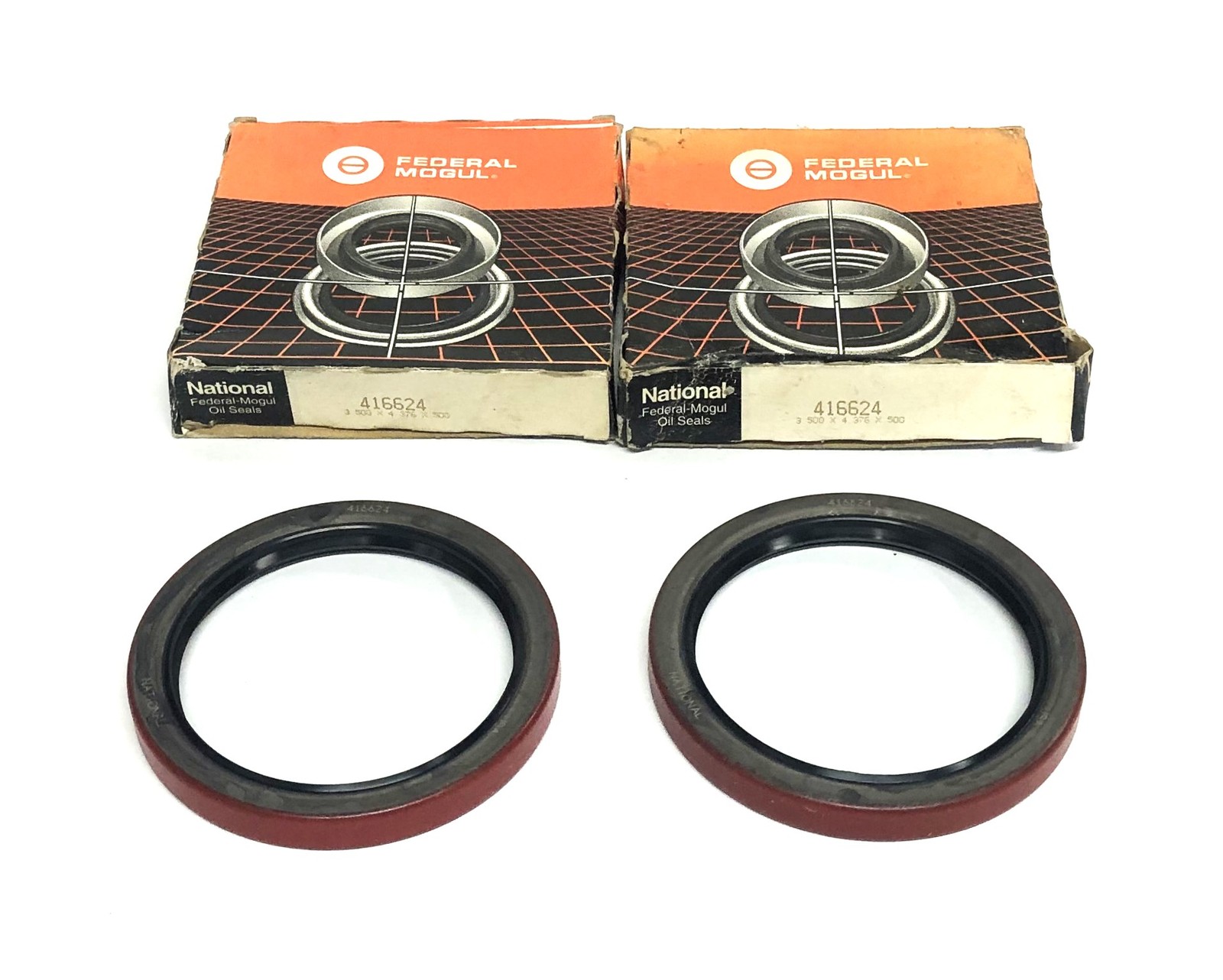 National Federal Mogul Oil Seal 416624 [Lot of 2] NOS