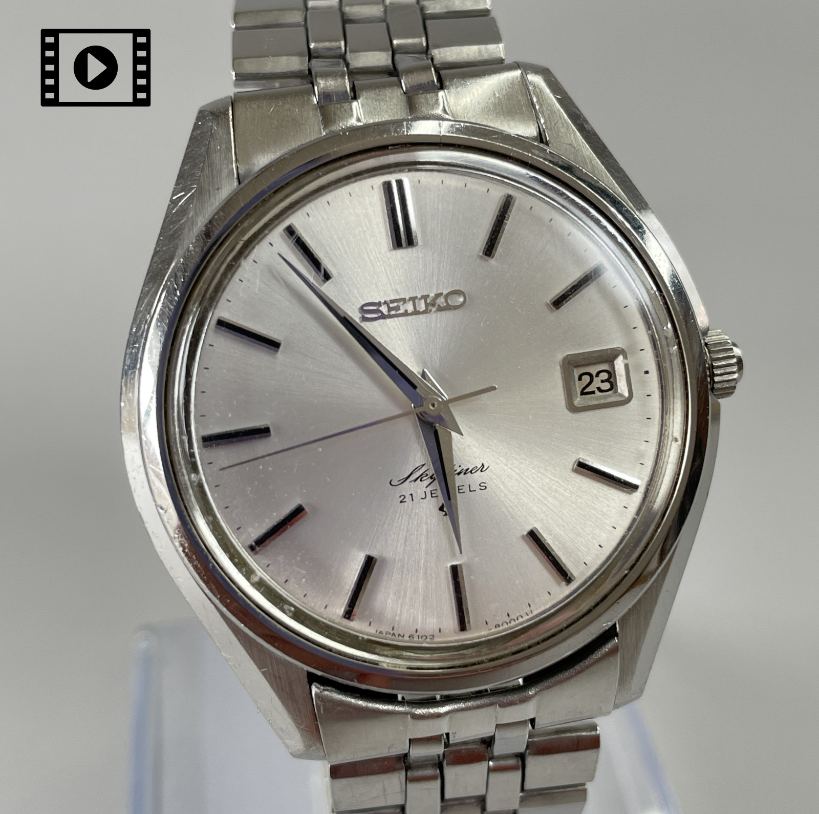 Seiko Skyliner 6102-8000 Vintage 1960 【US Stock】 Hand Winding Mens Watch Manual