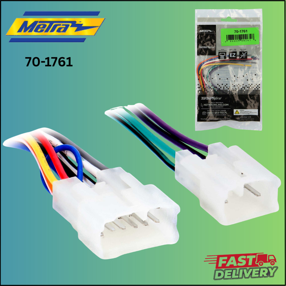 METRA 70-1761 / CAR RADIO WIRING HARNESS FOR 1987-UP TOYOTA/ SCION/ SUBARU *NEW*