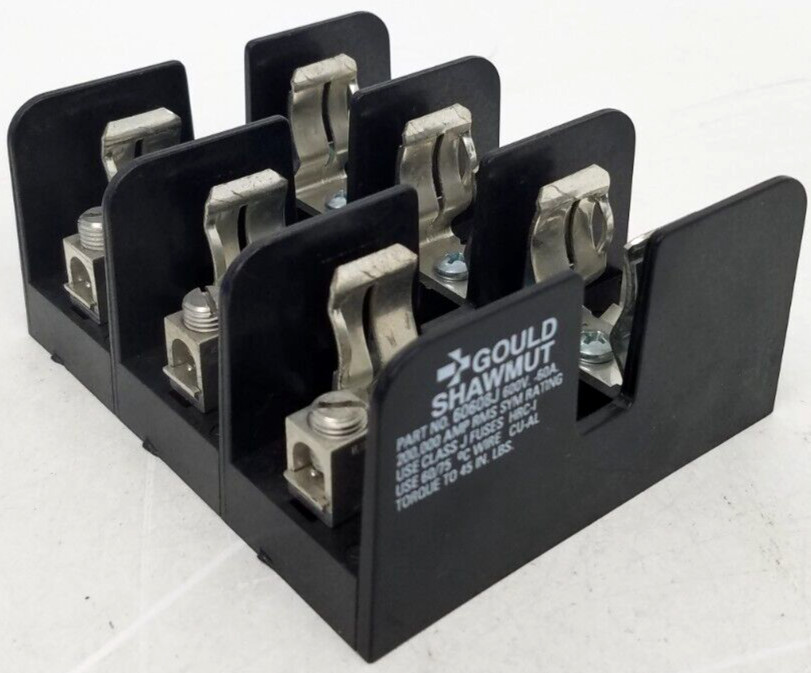 60608J Gould Shawmut Fuse Holder 600V 60 Amp - Next Day Option 60608J Gould Shawmut Fuse Holder 600V 60 Amp - Next Day Option