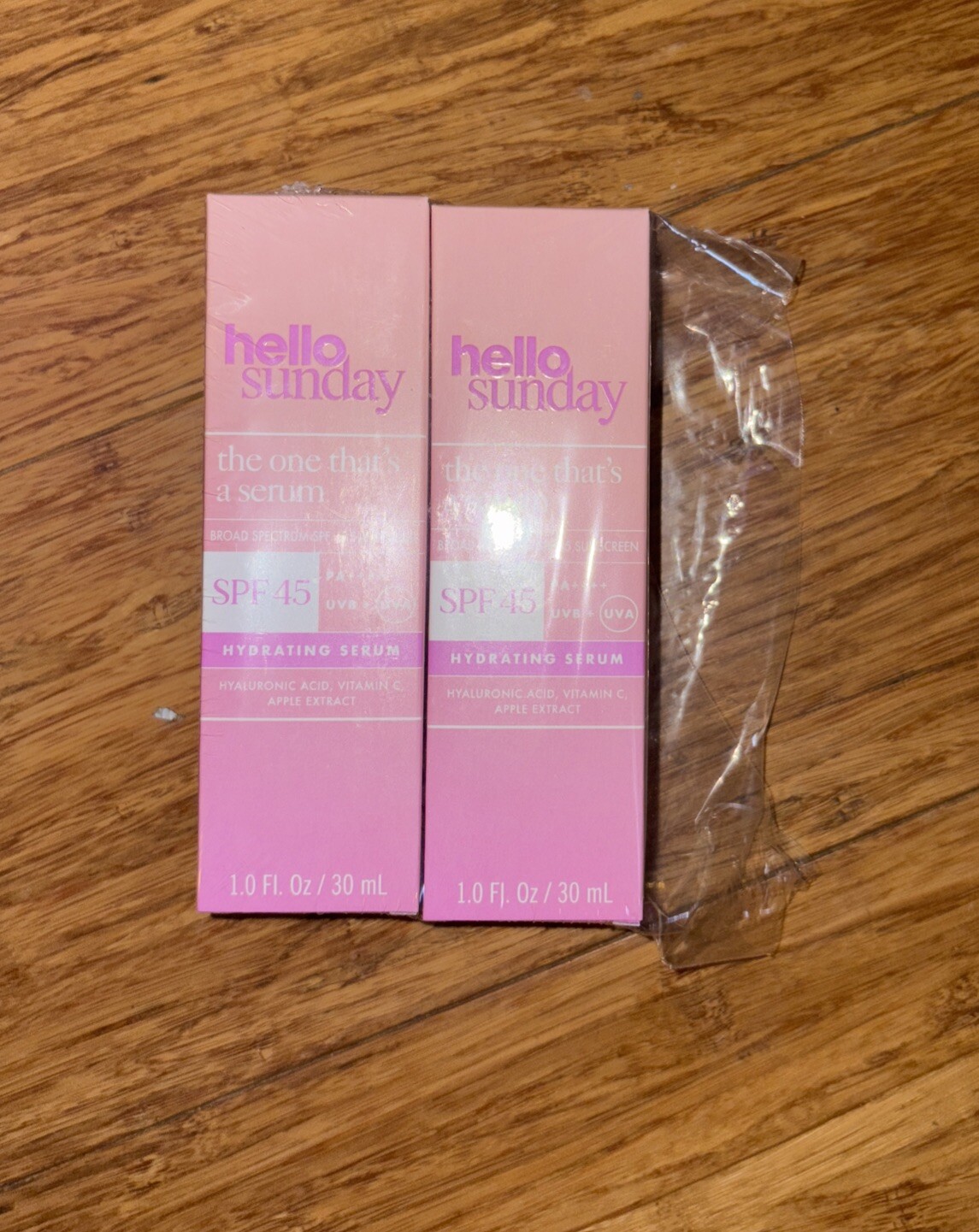 2 Pack Hello Sunday Serum SPF 45 Hydrating and Brightening Vitamin C 2 Pack Hello Sunday Serum SPF 45 Hydrating and Brightening Vitamin C