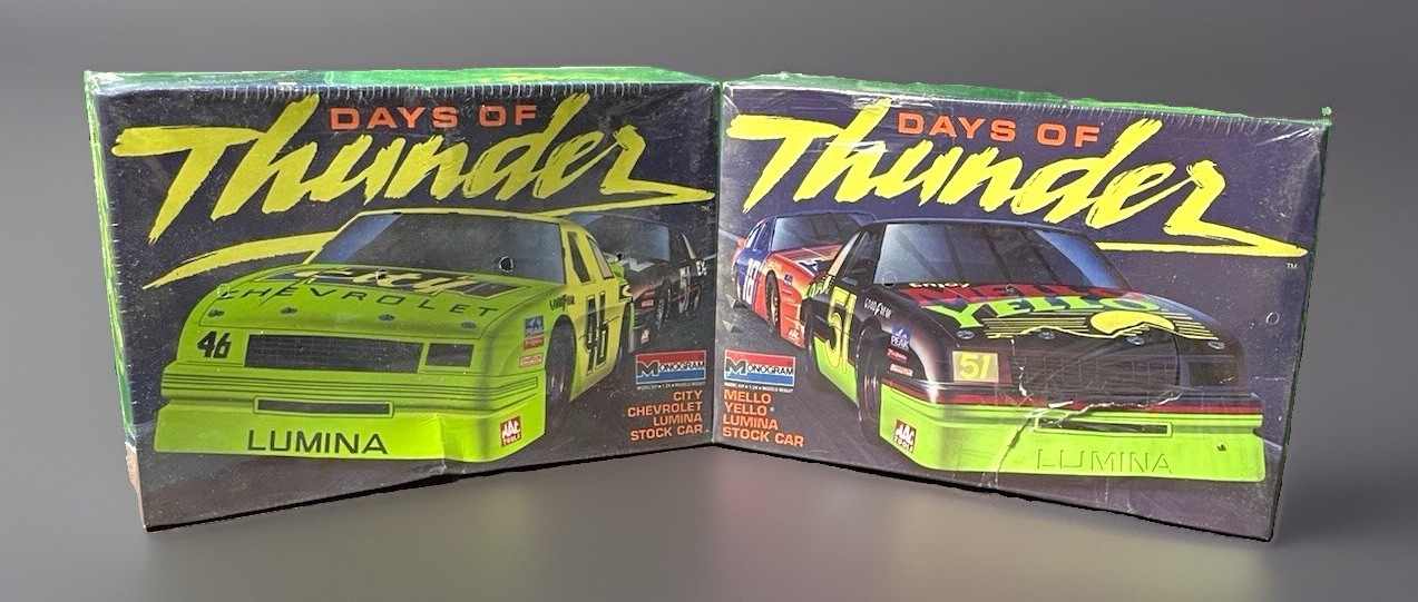 Monogram Days of Thunder 1:24 Chevrolet Lumina Stock Car Model Kit Lot Monogram Days of Thunder 1:24 Chevrolet Lumina Stock Car Model Kit Lot
