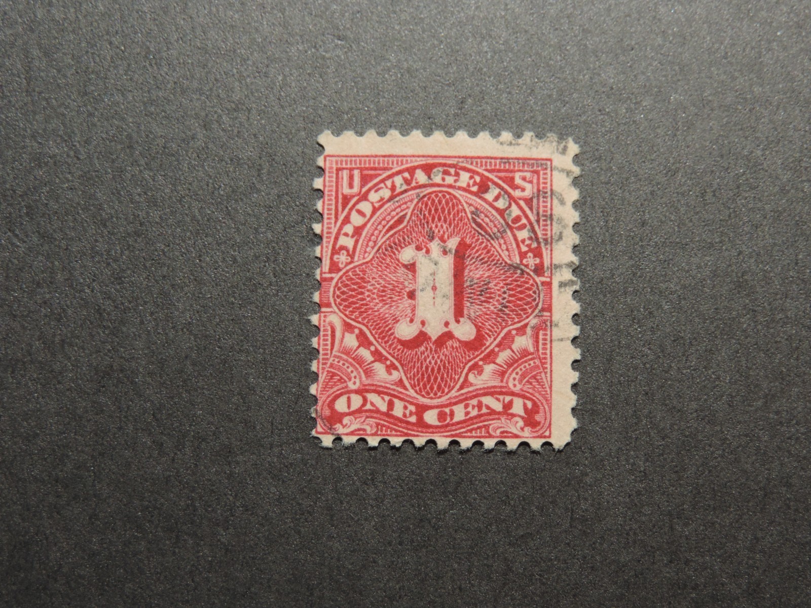 US Stamp Scott # J29 1894 1c Postage Due, Vermillion , Perf 12 Unwatmkd,  F  OG