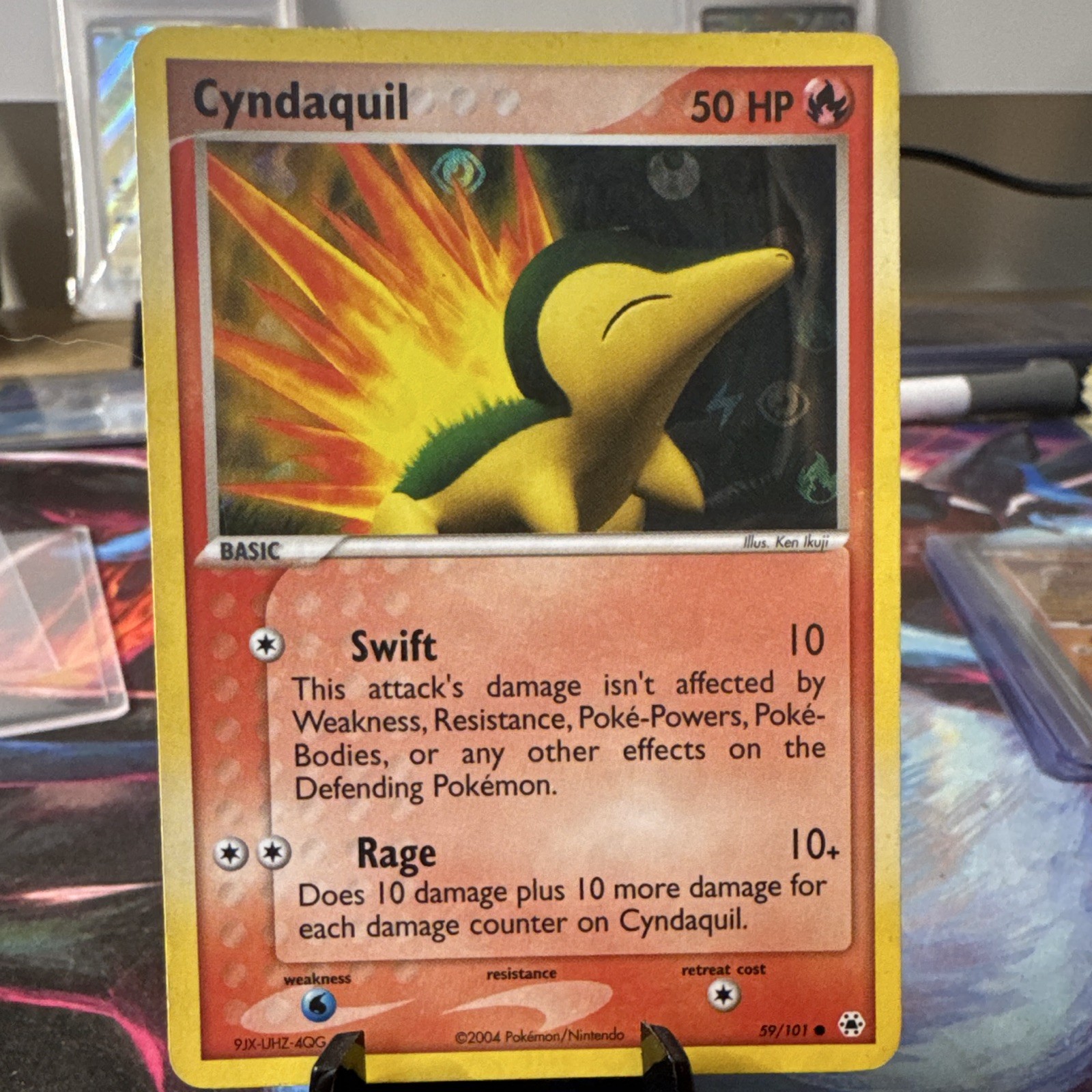 The Pokémon Company Cyndaquil 59/101 EX Hidden Legends Reverse Holo English 2004 The Pokémon Company Cyndaquil 59/101 EX Hidden Legends Reverse Holo English 2004