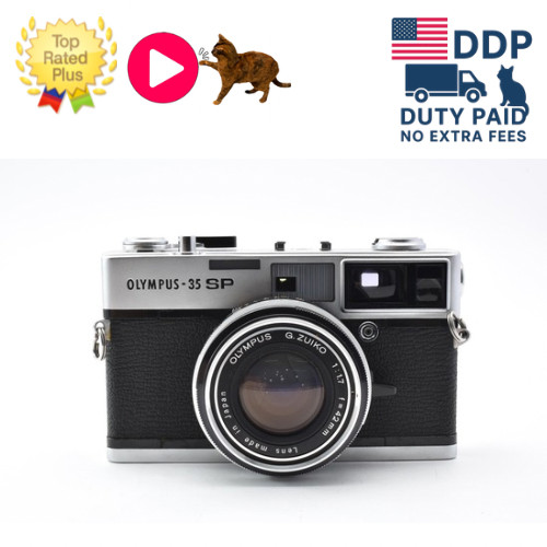 Meter Works [Near MINT] OLYMPUS 35SP 35mm Rangefinder Film Camera From JAPAN