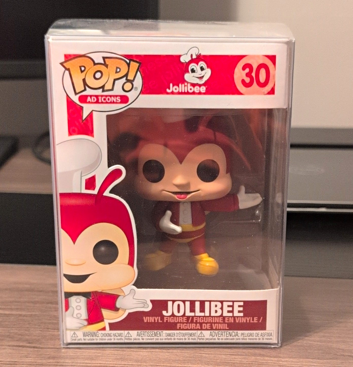 Funko Pop Vinyl: Ad Icons - Jollibee (In Protector, Advertising) #30 Funko Pop Vinyl: Ad Icons - Jollibee (In Protector, Advertising) #30