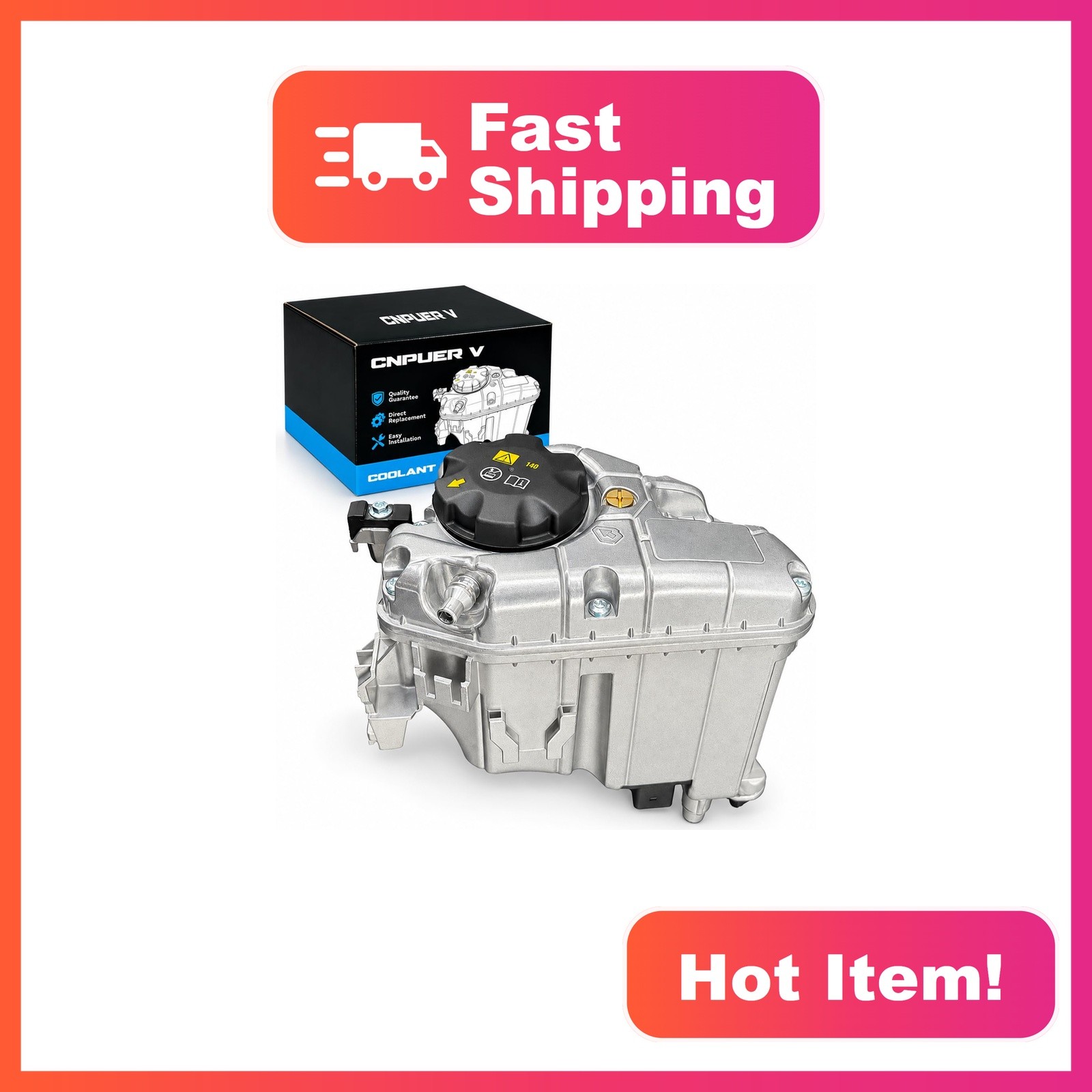 CNPUERV Aluminum Coolant Reservoir Tank 603-361 BMW CNPUERV Aluminum Coolant Reservoir Tank 603-361 BMW