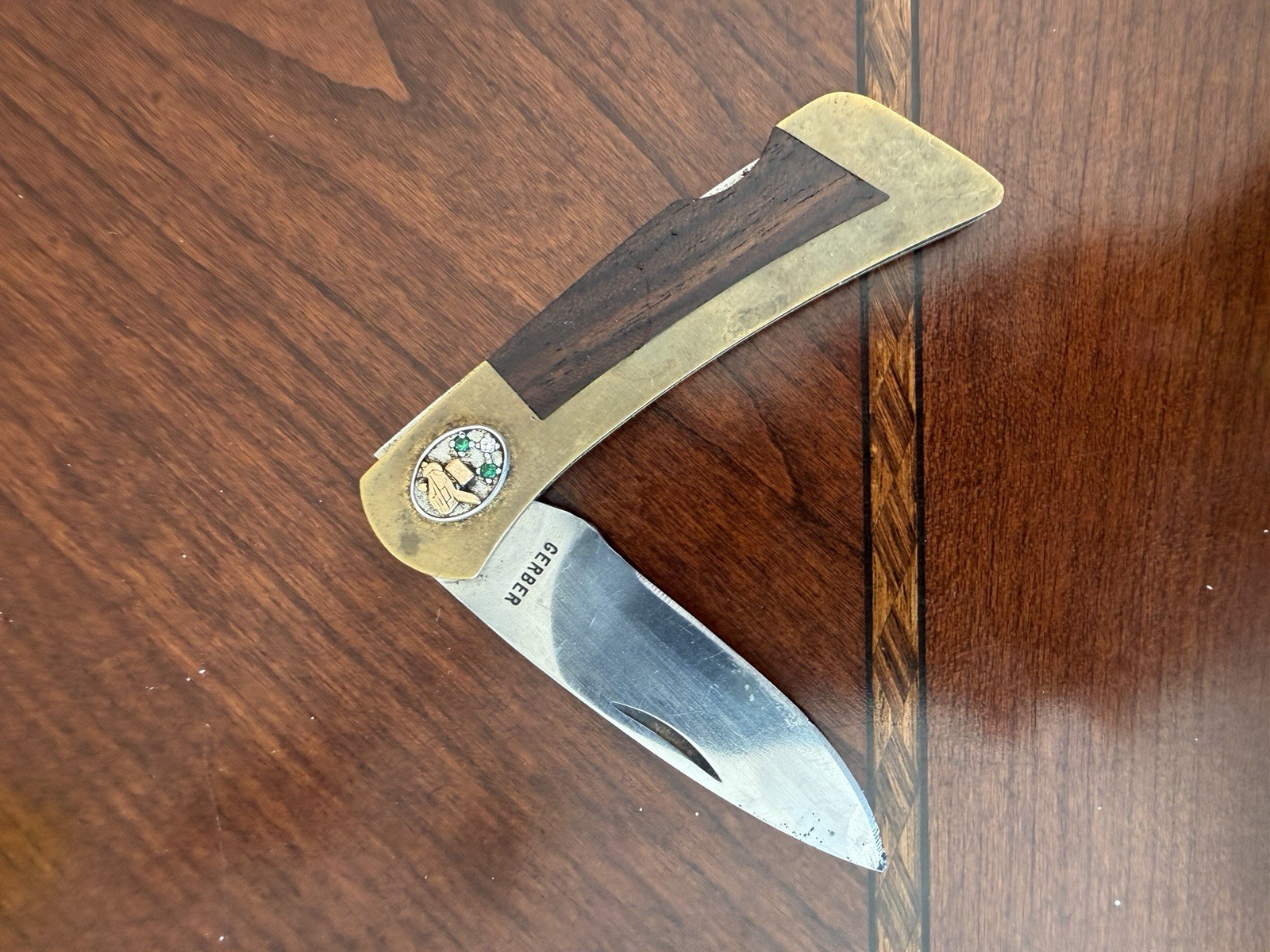 Vintage Gerber Folding Sportsman (Model 97223 series) pocket knife - Emerald Gem Vintage Gerber Folding Sportsman (Model 97223 series) pocket knife - Emerald Gem
