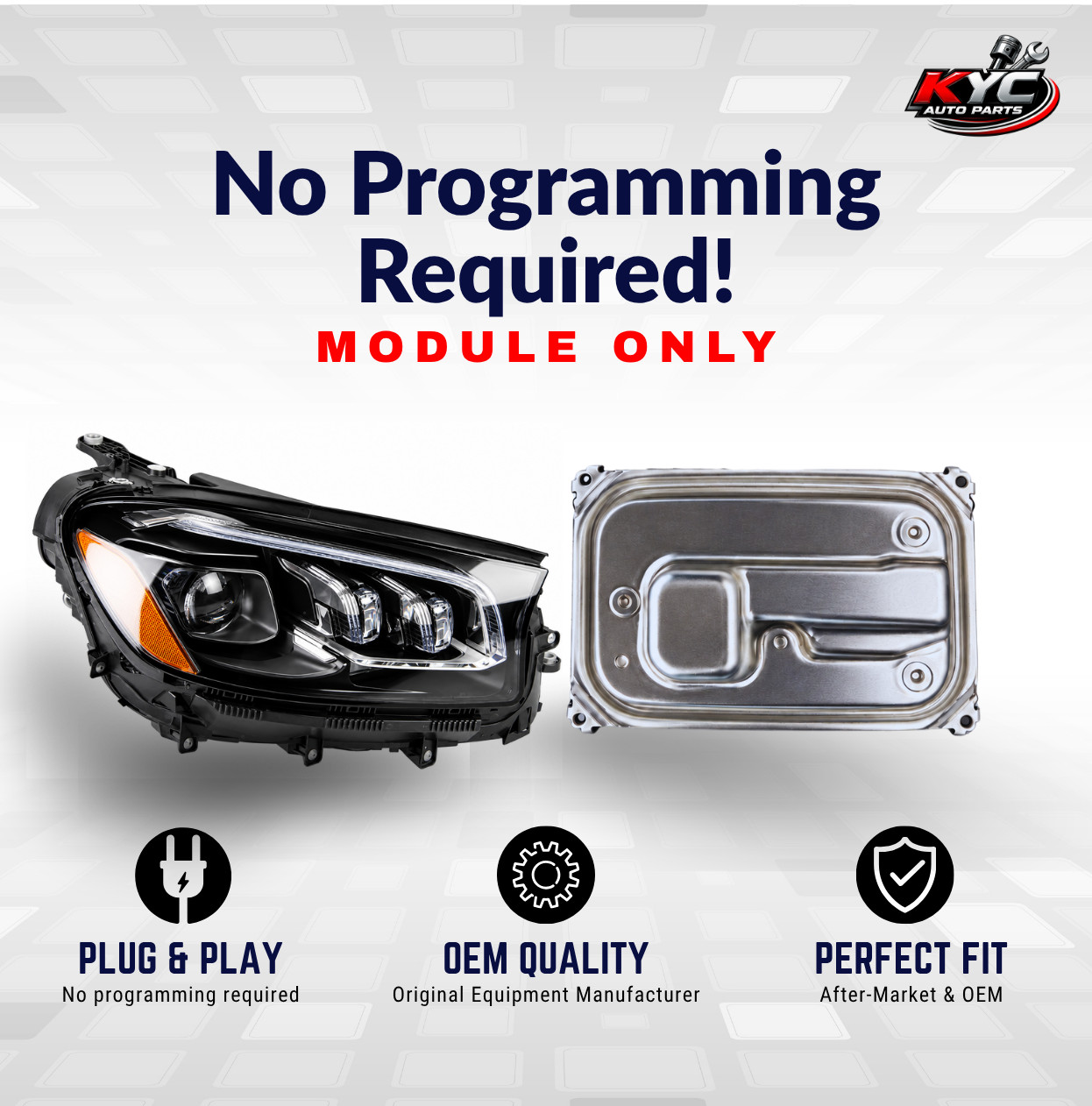 2020-2026 Mercedes Benz GLS MULTIBEAM HEADLIGHT BALLAST CONTROL MODULE RH SIDE