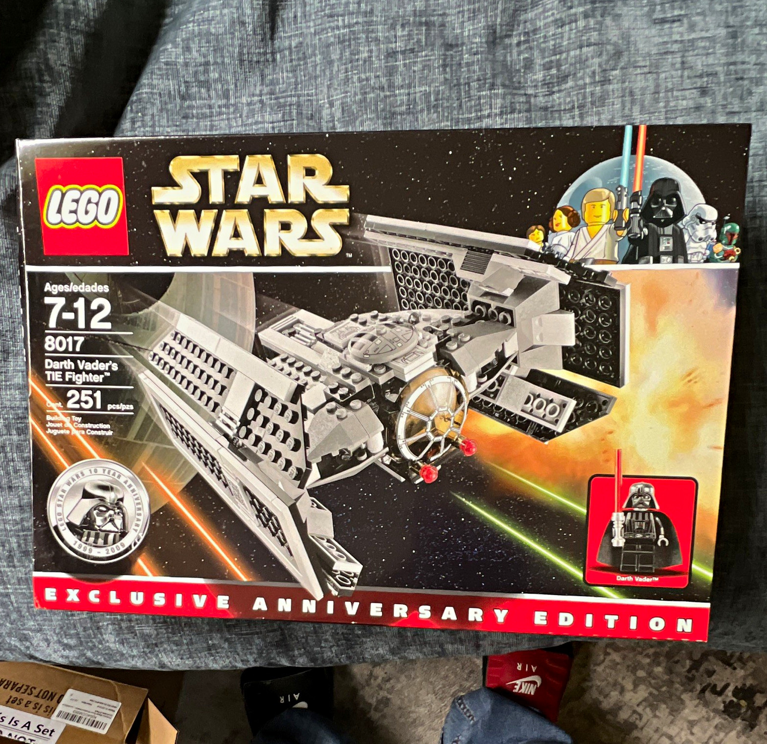 LEGO Star Wars 8017 Darth Vader's TIE Fighter 251 pcs Limited Anniversary Ed