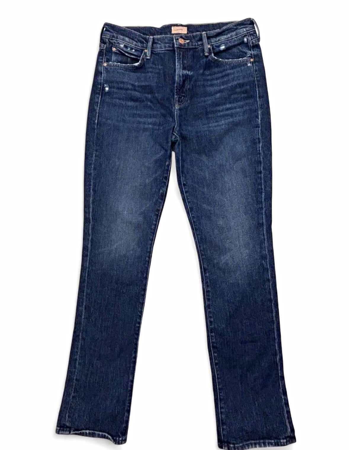 MOTHER The Rascal Skimp Women\'s Skinny Jeans Distressed Dark Wash Size 31