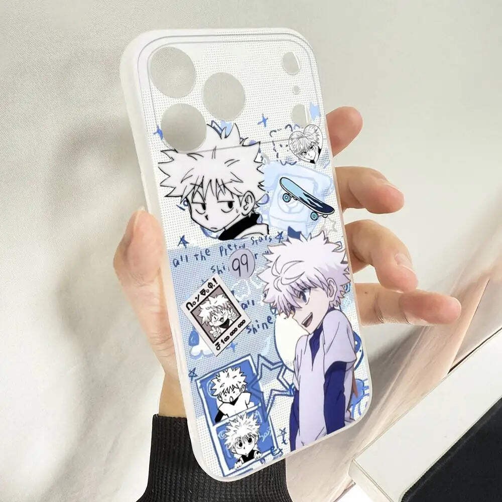 H-Hunter Gon Freecss Killua Zoldyck Phone Case For iPhone 14,16,15,11,13,17,12,A