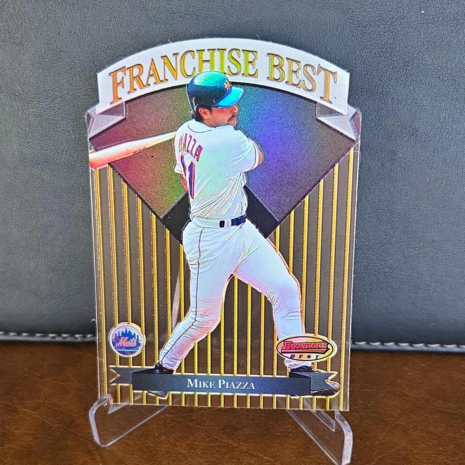 Topps 1999 Bowman\'s Best Franchise Best Mike Piazza FB7 Mach III 015/500 Topps 1999 Bowman\'s Best Franchise Best Mike Piazza FB7 Mach III 015/500