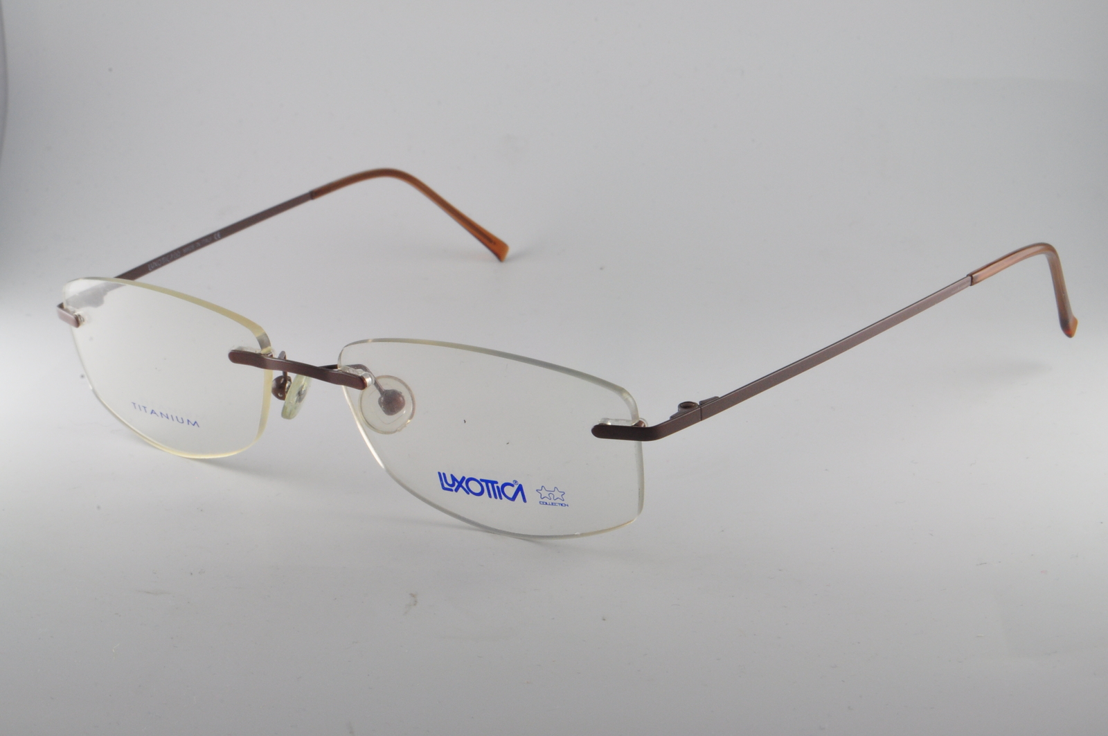 Vintage Luxottica Eyeglasses LU 1301 4033 Brown Size, 52-16-135 Vintage Luxottica Eyeglasses LU 1301 4033 Brown Size, 52-16-135