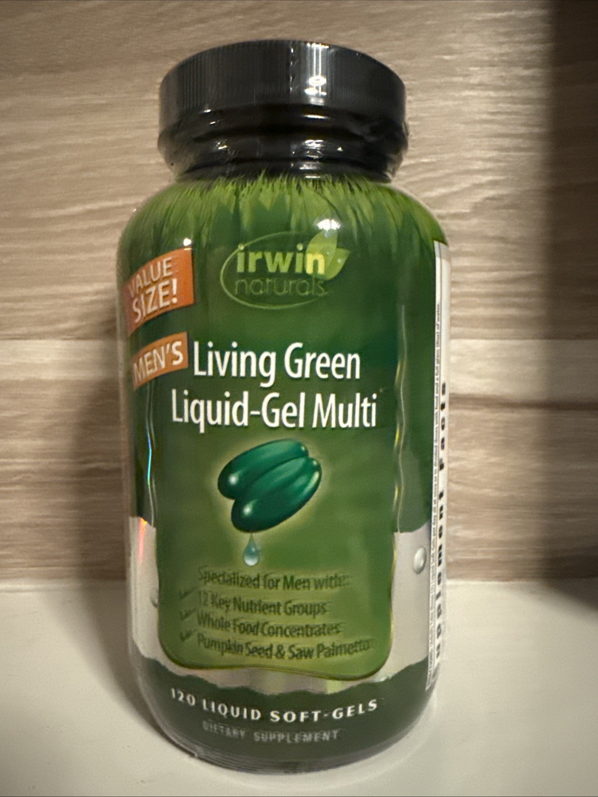 Irwin Naturals Living Green Men\'s Multivitamin 120 Liquid Soft-Gels Irwin Naturals Living Green Men\'s Multivitamin 120 Liquid Soft-Gels