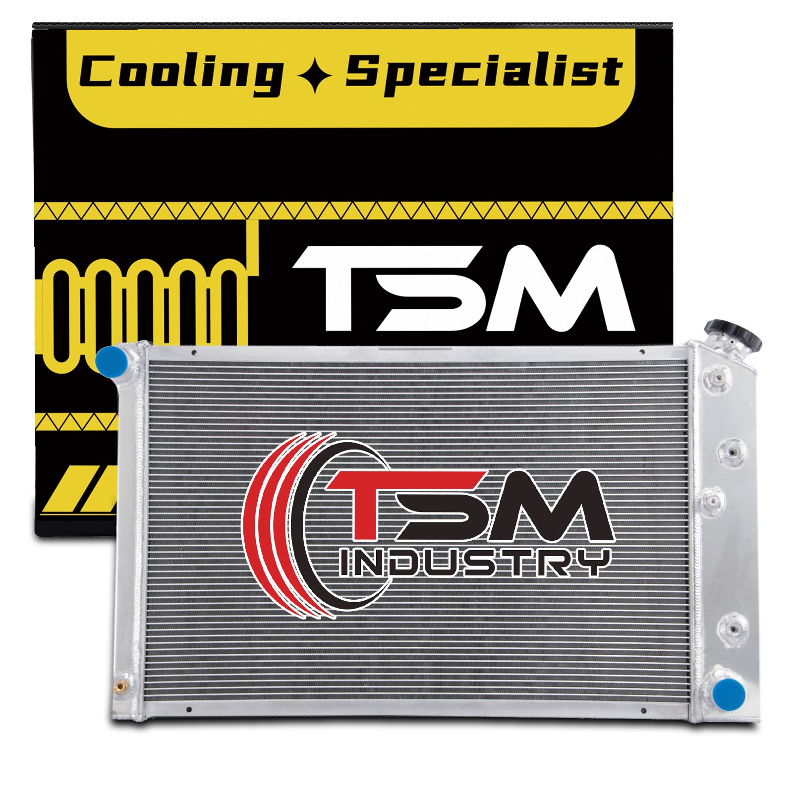 TSM 3 Row Radiator For 1980-87 Chevy Camaro;80-81 Monte Carlo/81-87 El Camino