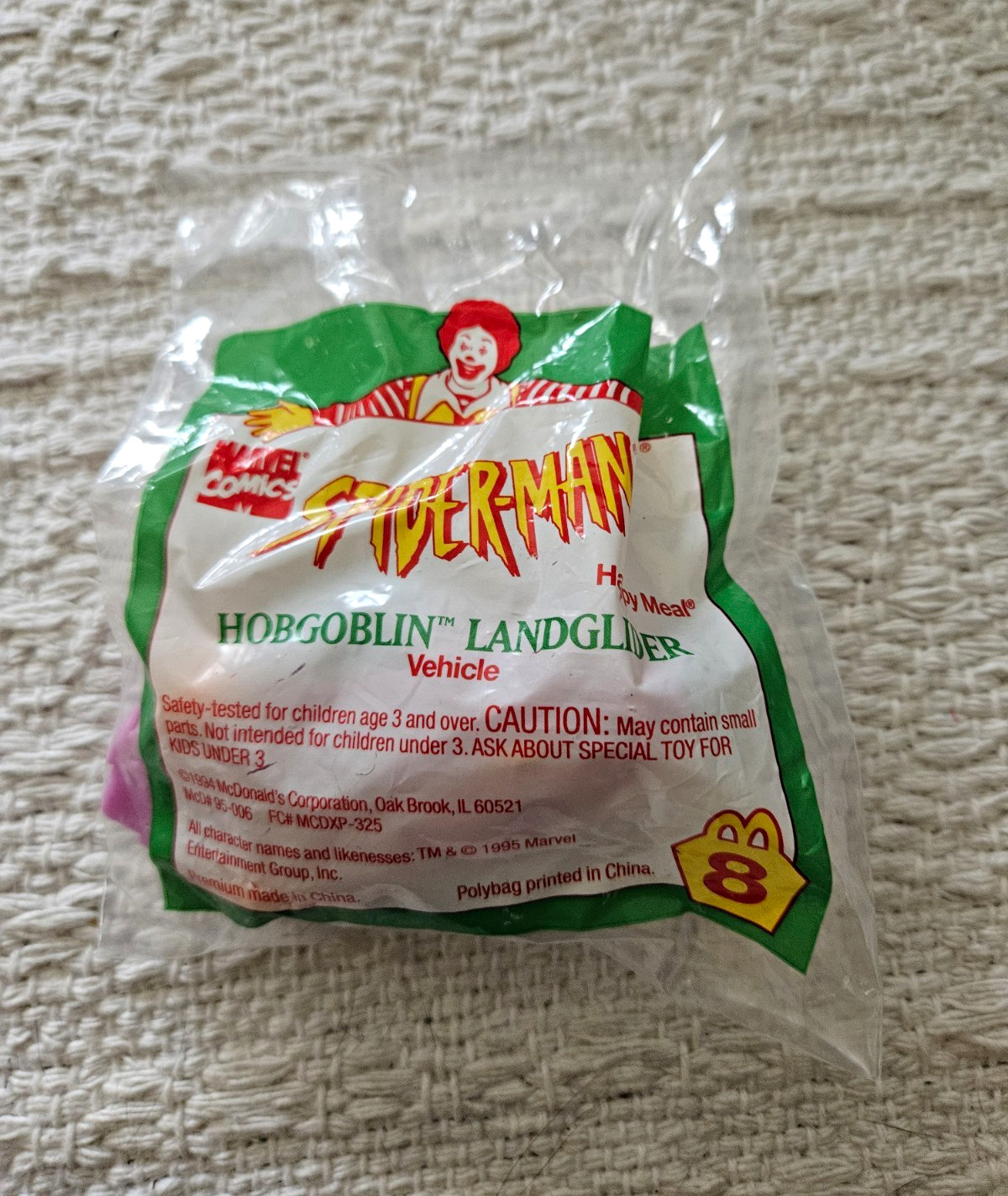 Vintage 1990s Lot of 7 McDonald's Happy Meal Mavel Toys Vintage 1990s Lot of 7 McDonald's Happy Meal Mavel Toys