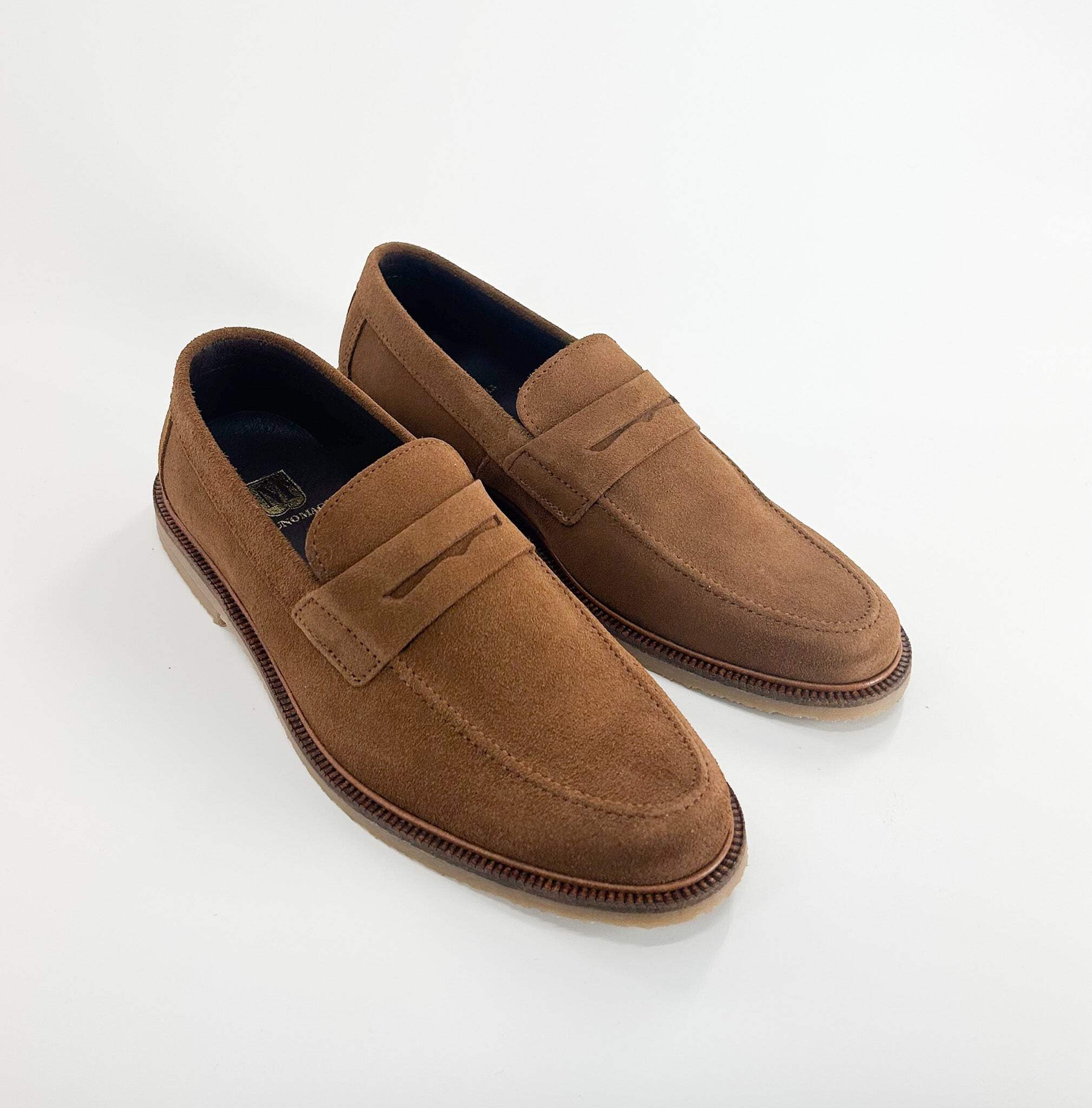 M BY BRUNO MAGLI Carmelo Suede Leather Penny Loafers
