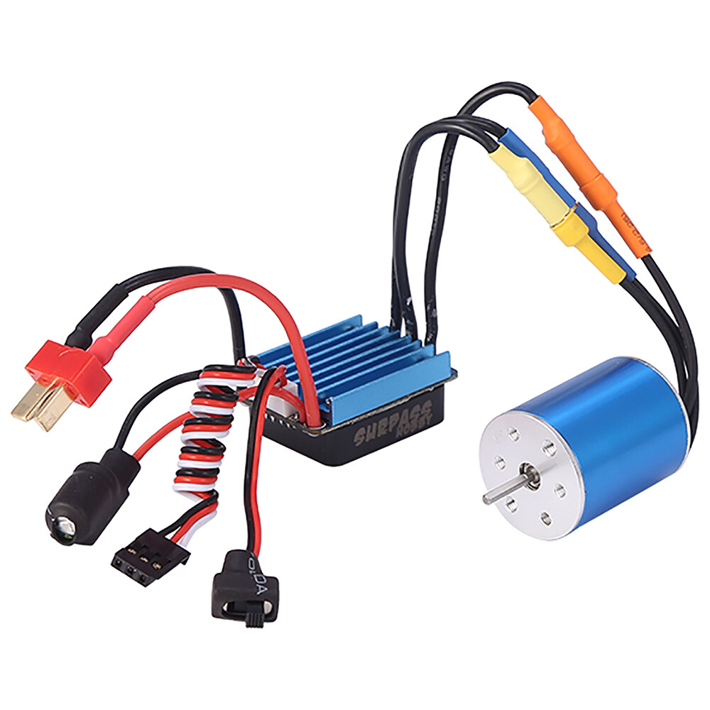 SURPASS HOBBY 2430 7200KV Motor With 25A Brushless ESC Combo for 1/18  RC Car