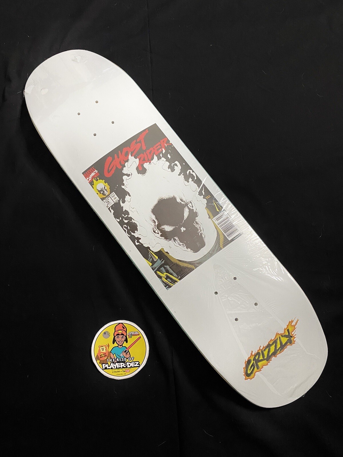 RARE Grizzly Marvel Ghost Rider Comic Book Cruiser Skateboard Deck Limited RARE Grizzly Marvel Ghost Rider Comic Book Cruiser Skateboard Deck Limited