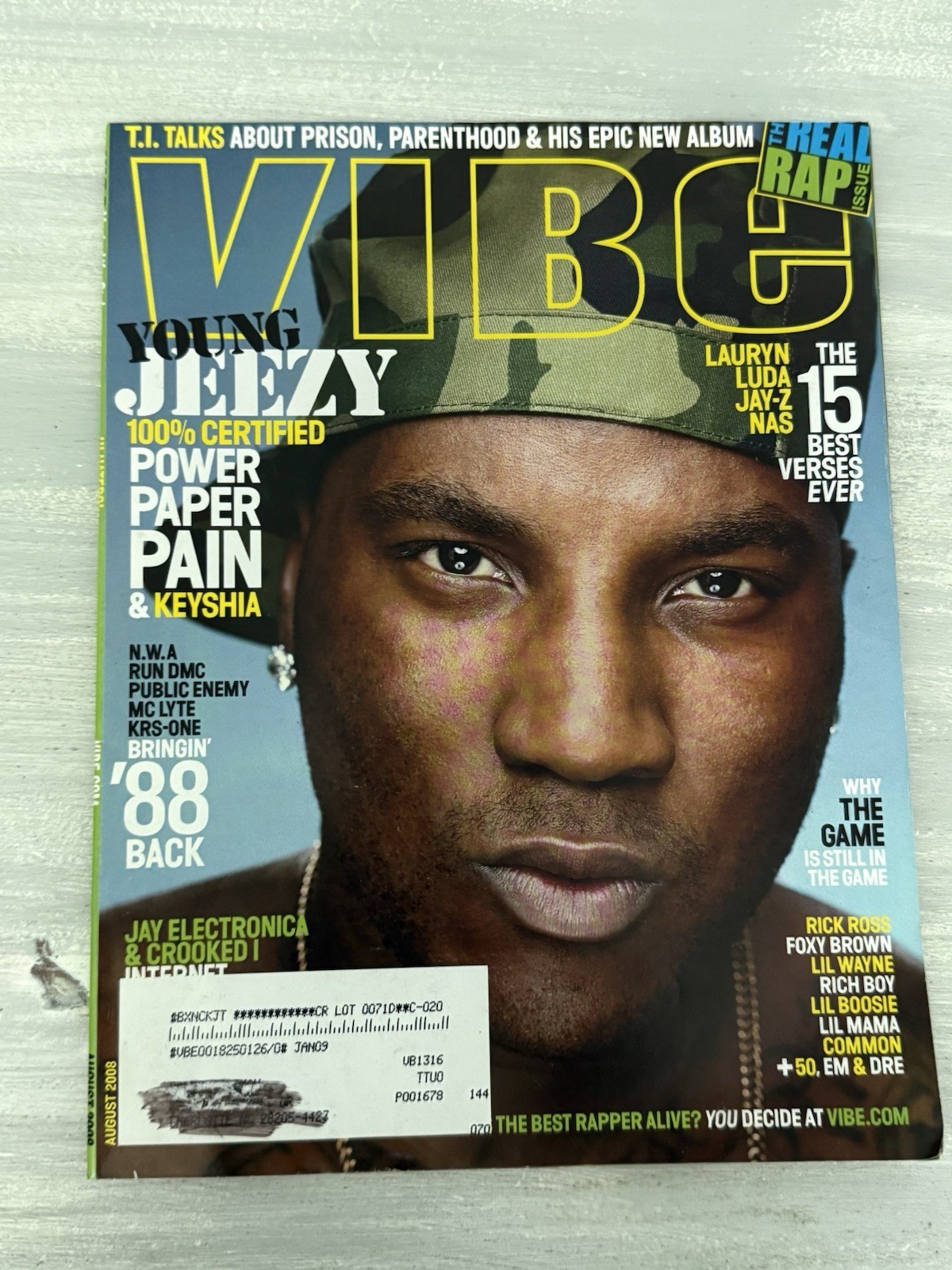 Vibe Magazine August 2008 Young Jeezy Vibe Magazine August 2008 Young Jeezy