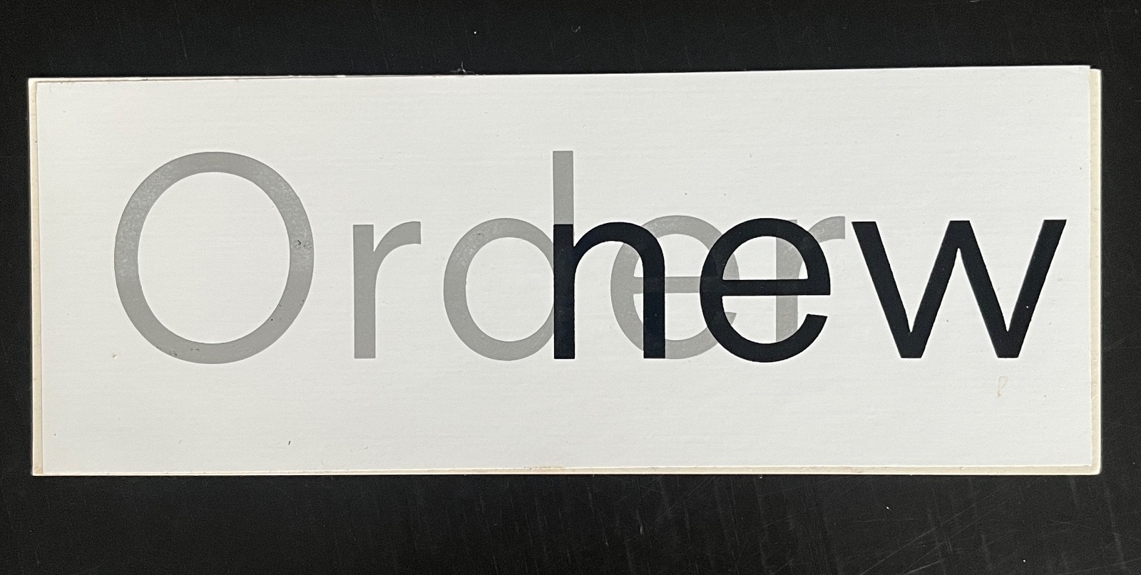 RARE New Order sticker for Low-Life 1985 Peter Saville Factory Tony Wilson