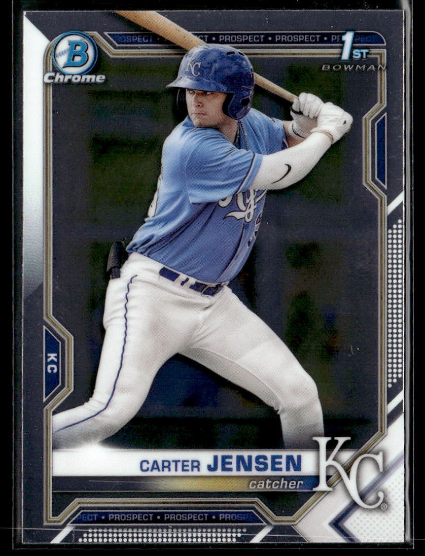 2021 Bowman Draft Chrome Carter Jensen #BDC-106 NM 1st First