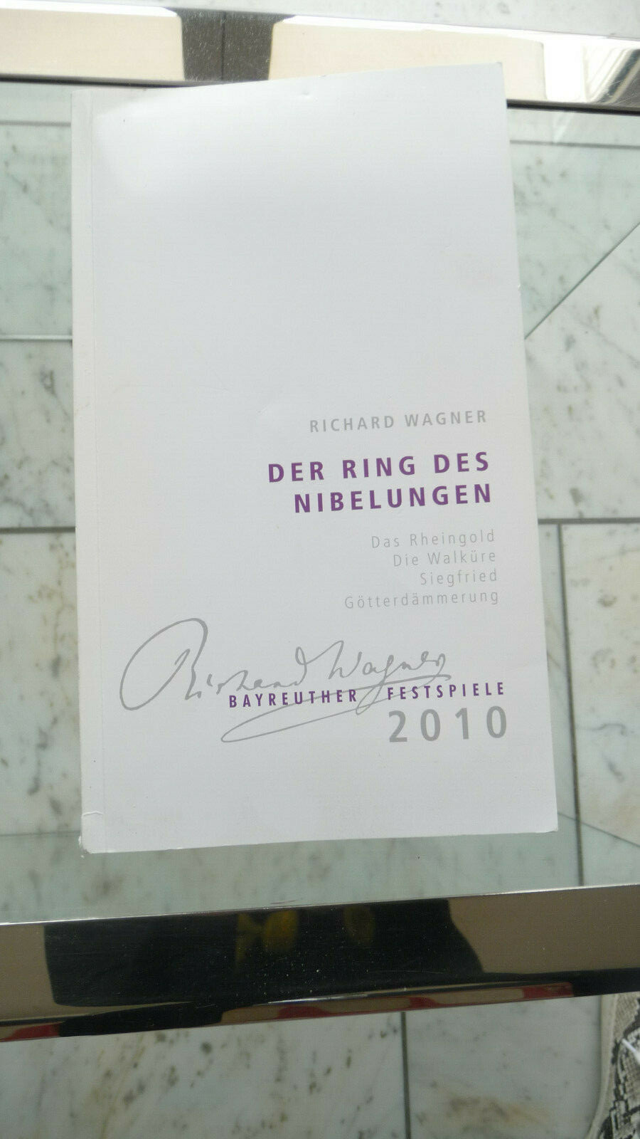 📚Richard Wagner DER RING DES NIBELUNGEN Programmheft 2/2010 Bayreuther Festspie