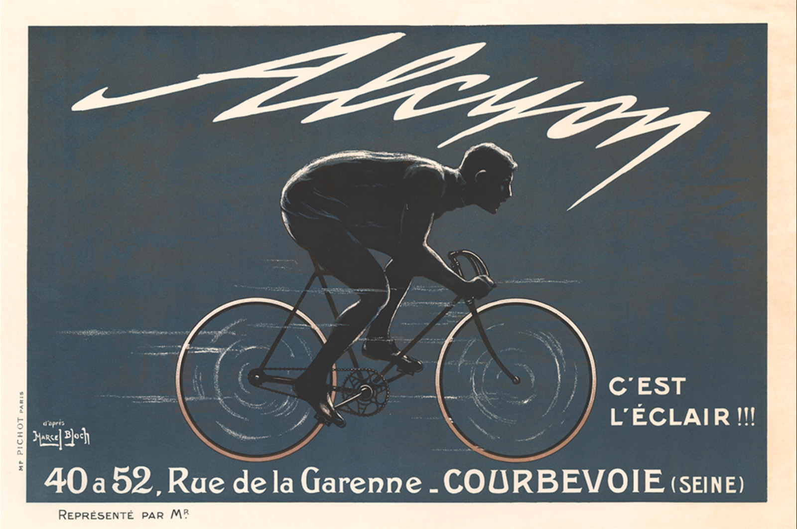 Alcyon - Vintage Bicycle Poster Print Art Advertisement - Cycling