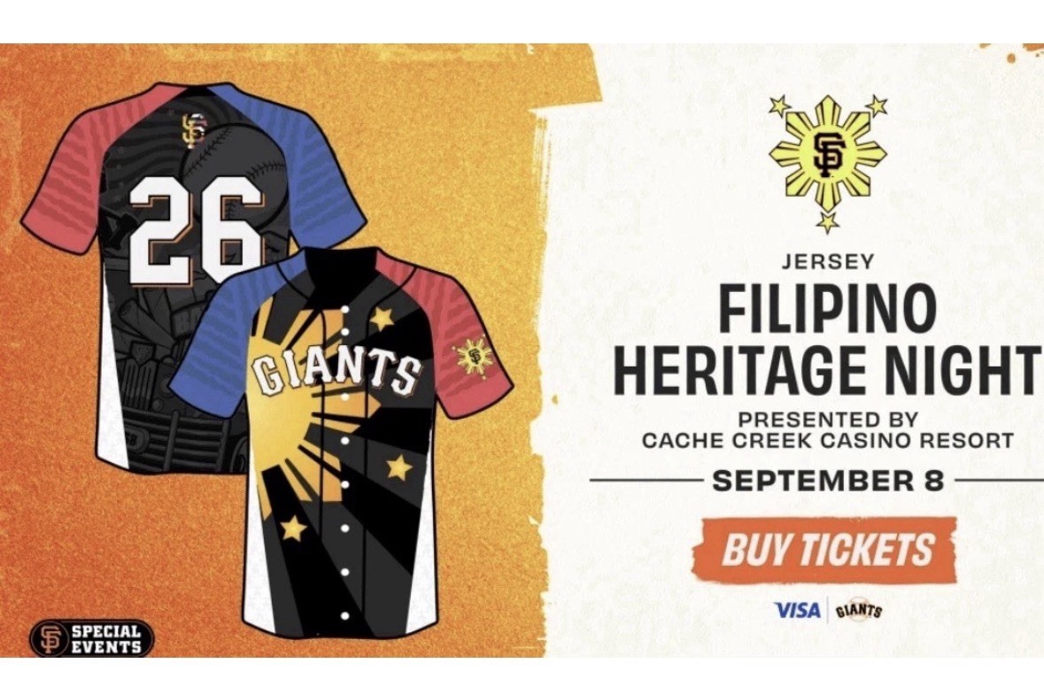 9/8 SF Giants Filipino Heritage Jersey by LeRoid David Sz L