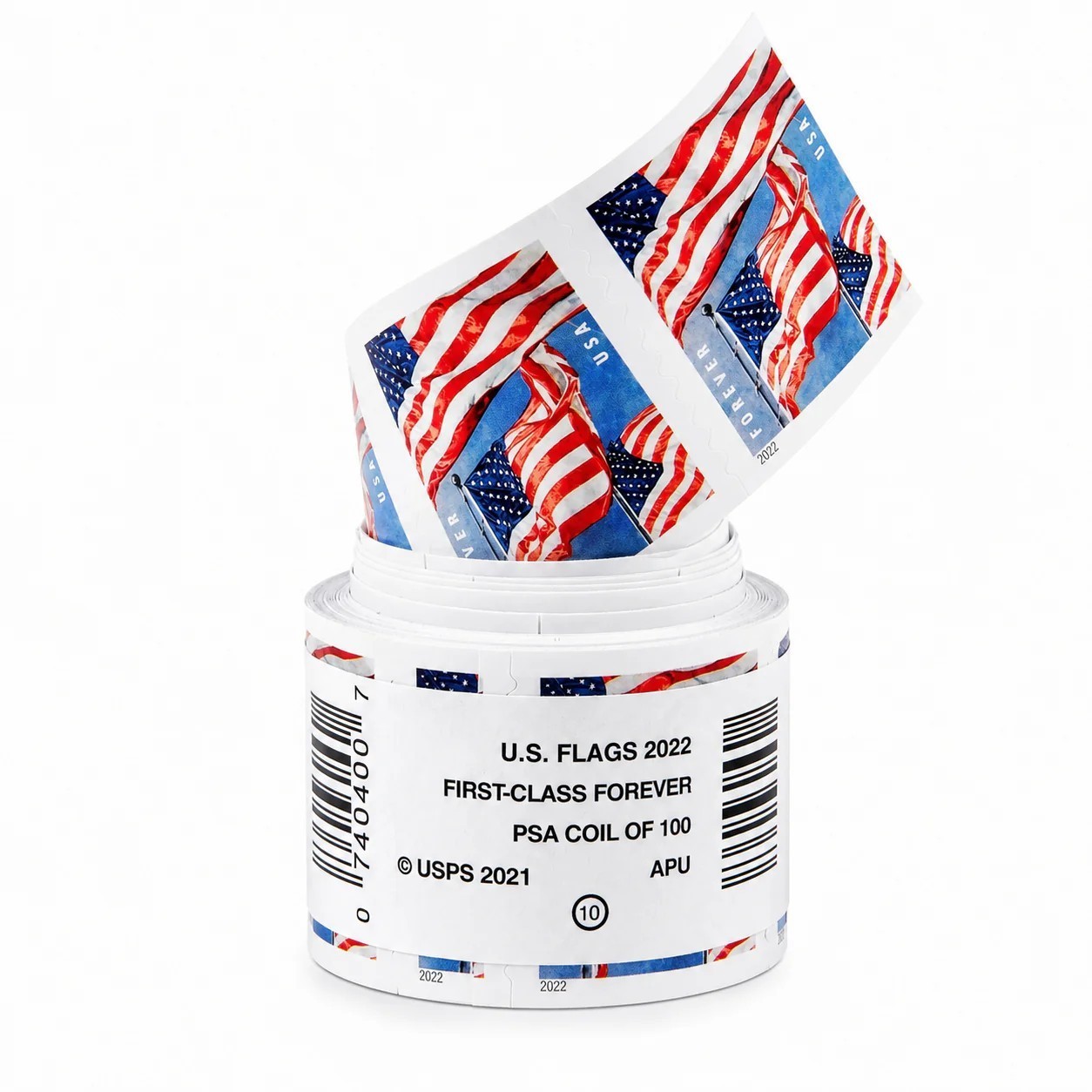 1 Roll Of 100 2022 U.S. Flag First Class US Postage Stamps (Mint, Never Hinged) 1 Roll Of 100 2022 U.S. Flag First Class US Postage Stamps (Mint, Never Hinged)
