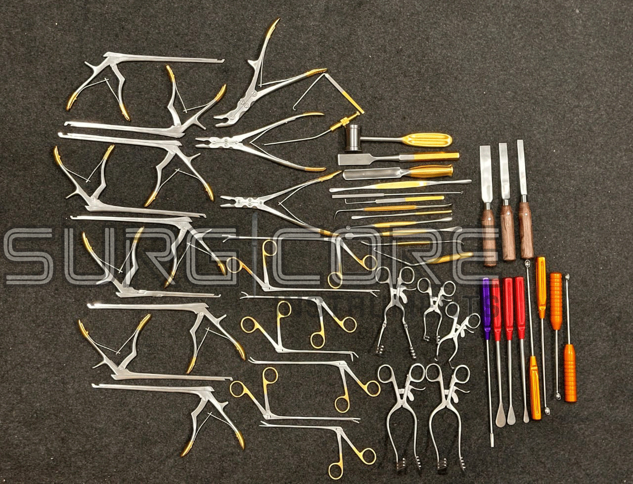 Laminectomy Complete Instruments Full Set 49 Pcs Spine Orthopaedic Instruments