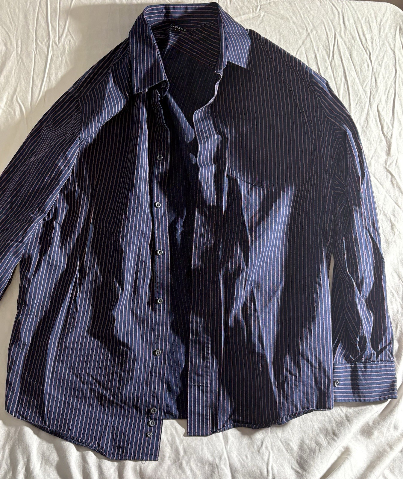 mens george dress shirt xl