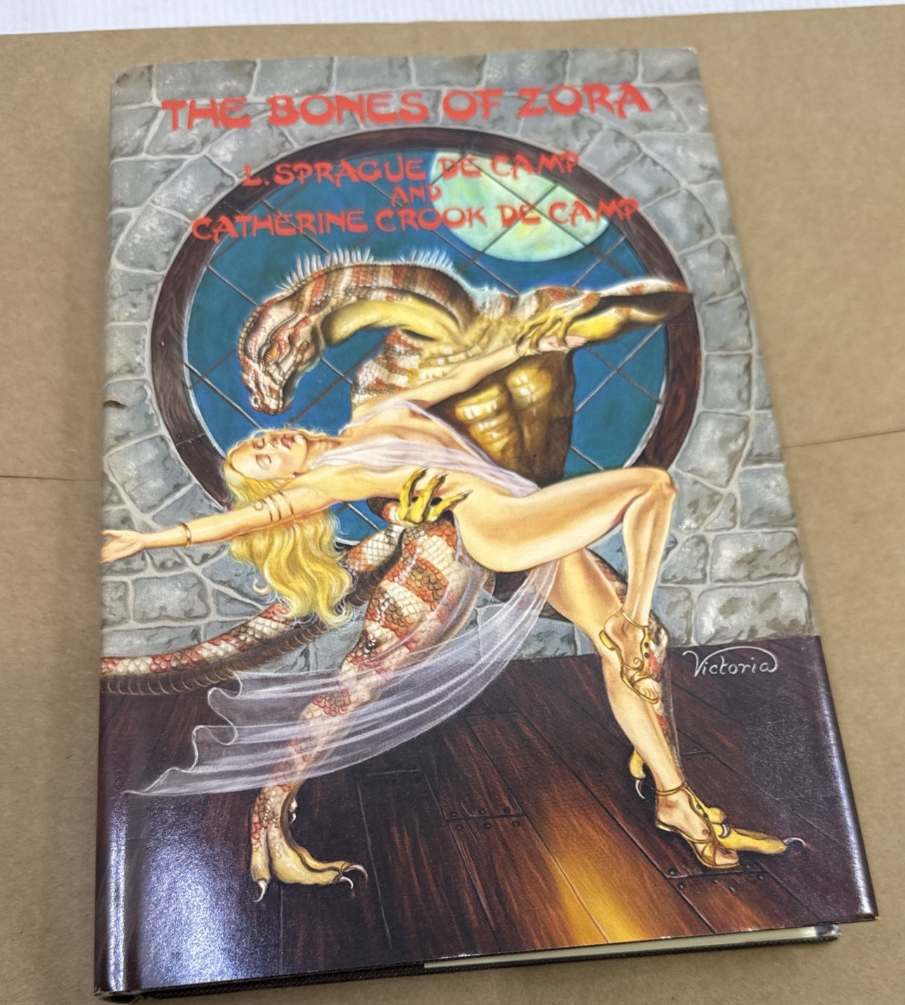 L Sprague De Camp, Catherine Crook / Bones of Zora Signed 1st Edition 1983