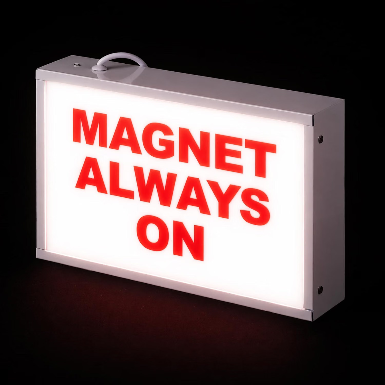 MAGNET ALWAYS ON48753 SBL811R-F603/120-277VAC MAGNET ALWAYS ON Indoor Sign -NEW-