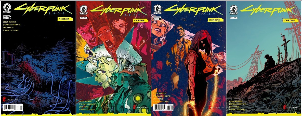 Cyberpunk 2077: Chrome #1-4 Complete Set (Dark Horse Comics 2026) Cyberpunk 2077: Chrome #1-4 Complete Set (Dark Horse Comics 2026)
