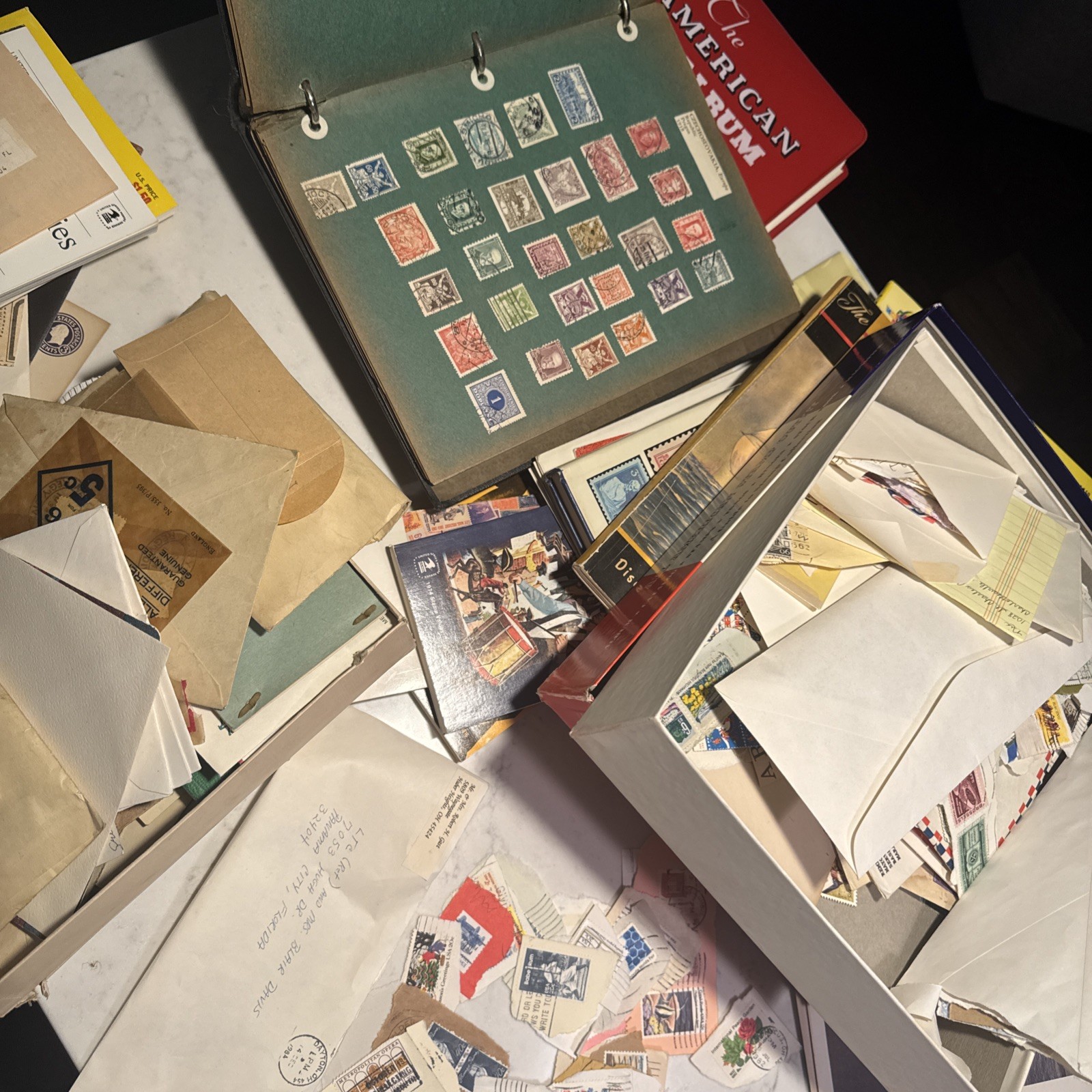 Worldwide Stamp Collection Lot Albums 2lbs Loose Stamps USA Foreign Album Books Worldwide Stamp Collection Lot Albums 2lbs Loose Stamps USA Foreign Album Books