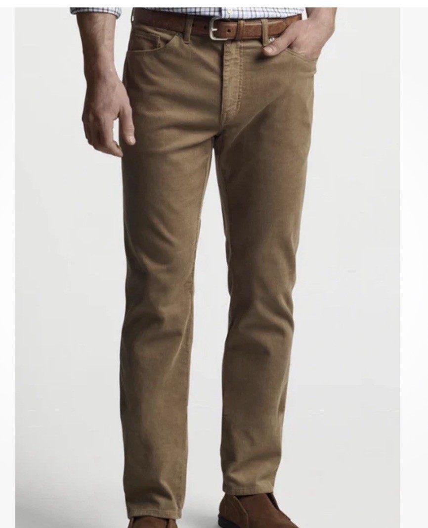 Peter Millar Khaki Corduroy Superior Soft Five Pocket Pants NWT 44x34 Big & Tall Peter Millar Khaki Corduroy Superior Soft Five Pocket Pants NWT 44x34 Big & Tall
