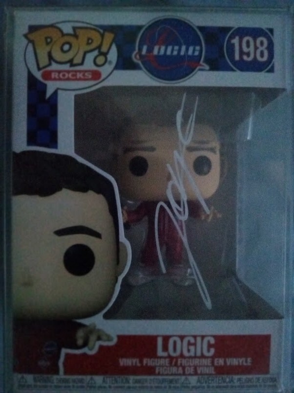 Logic Funko Pop 198 Autograph Box