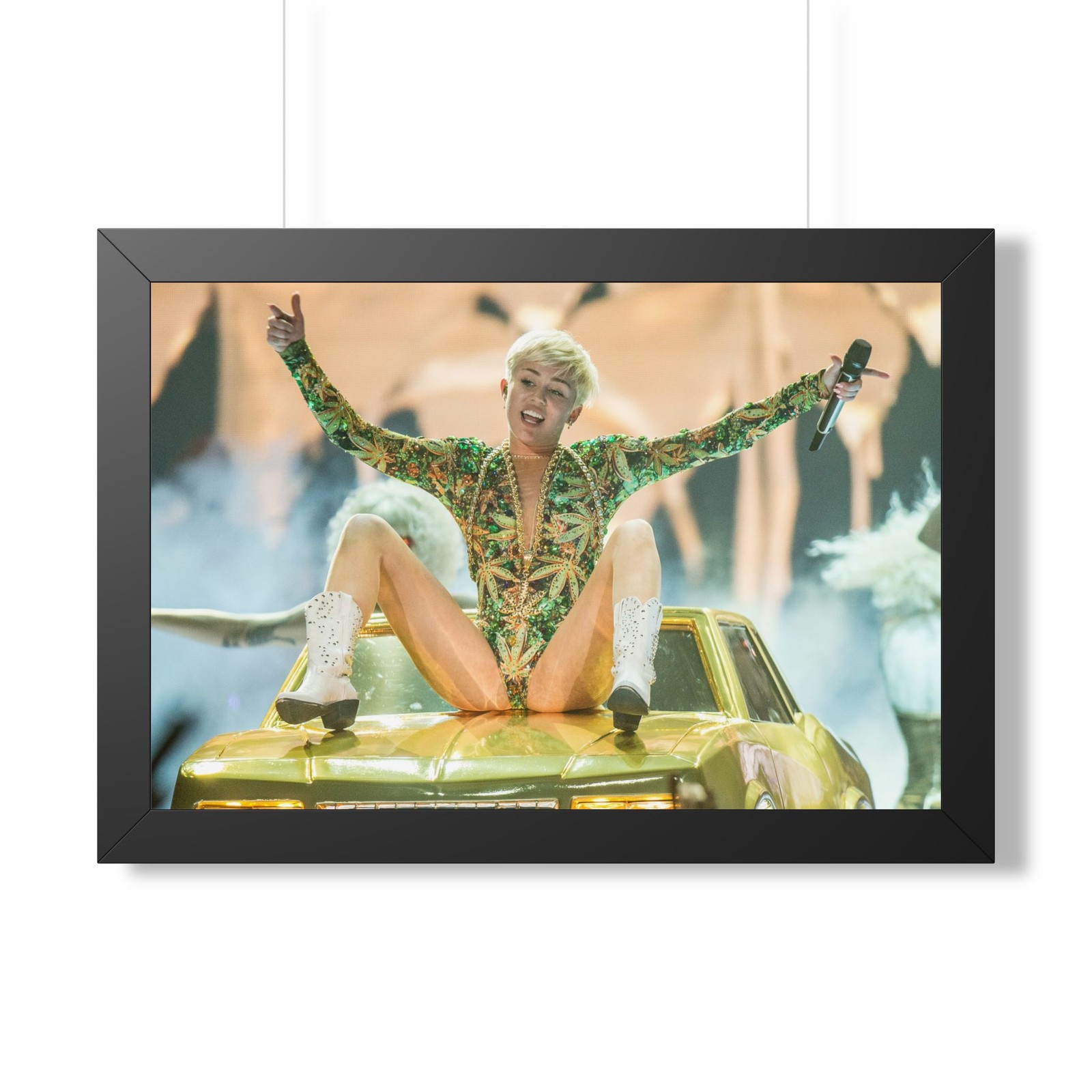 Miley Cyrus \'Dank\' Framed Posters/Pictures - Concerts, Live Shows, Music Merch