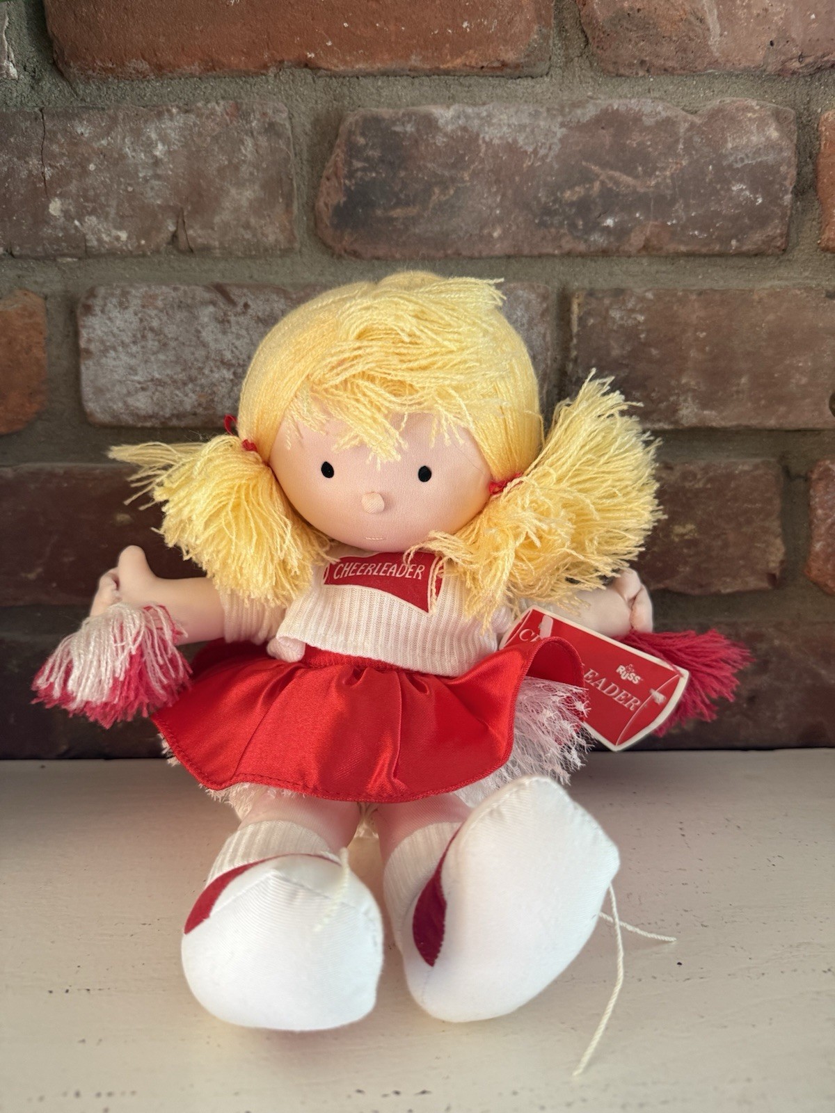 Vtg Russ Berrie Cheerleader 12\